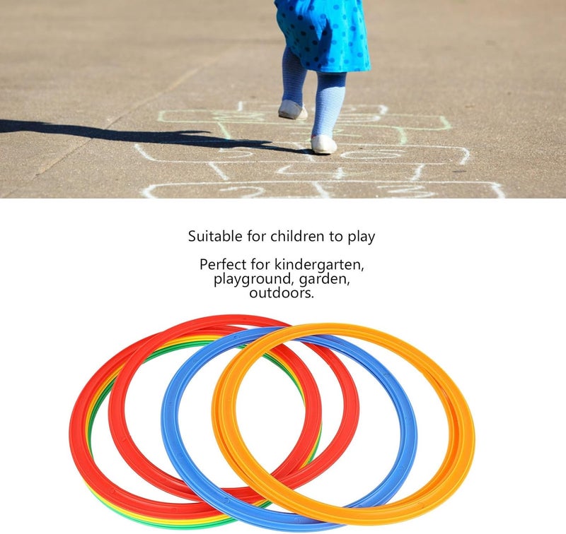 Srliya Sports Speed Ring Set 10 Rings 10 Buckles Increased Agility Outdoor Rings Toy M 28cm - Image 5